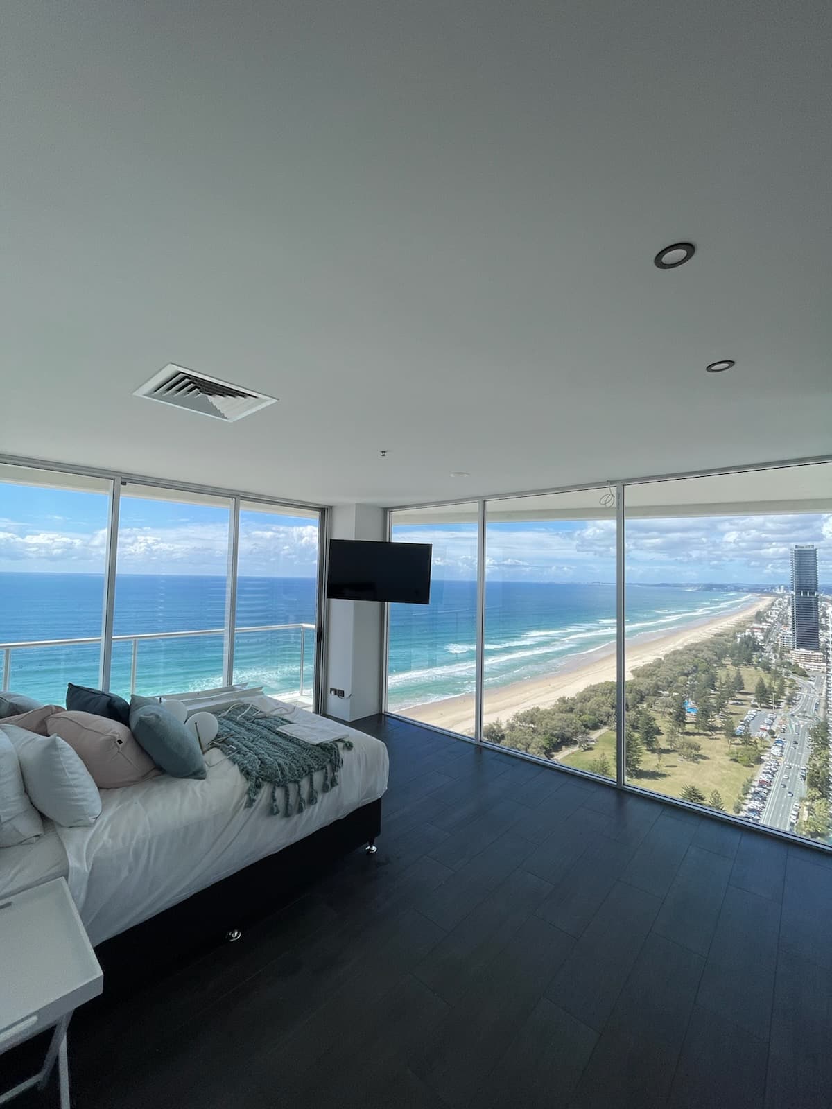 Andres Mobile Tinting - window film in bedroom of gold coast penthouse
