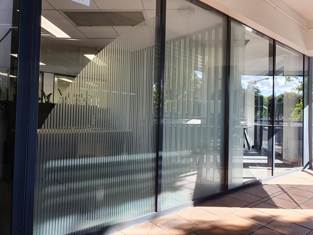 Decorative Tint on A Commercial Space